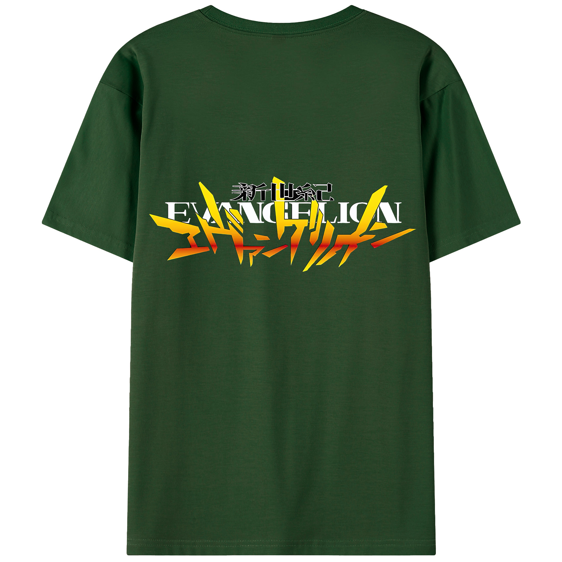 （画像用） EVA 新世紀エヴァンゲリオン 綿100％半袖Tシャツ（背面プリント）